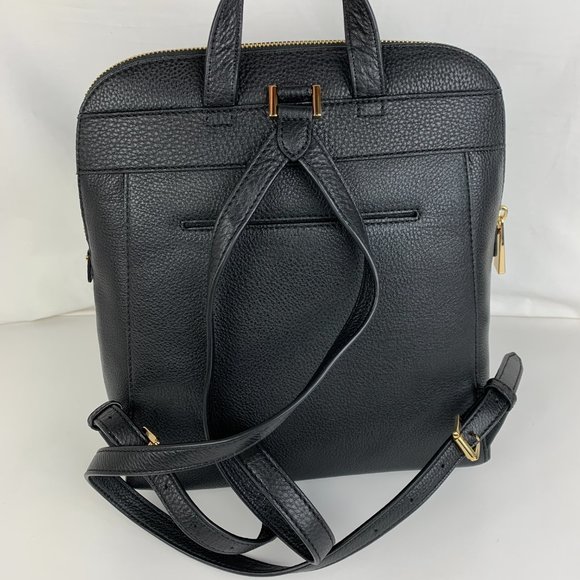 New Michael Kors Rhea Medium Leather Slim Backpack - Picture 7 of 11